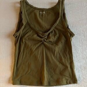 Old Navy Olive Green Women's Tank Top